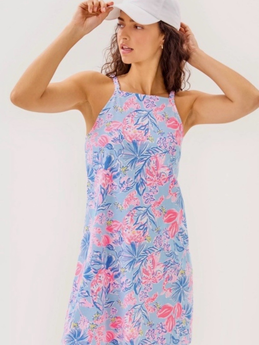 Lilly Pulitzer NWOT Kyleigh Dress, Multi Elephant Splash.  Size Medium.